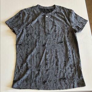 Men's Gray Distressed Shirt